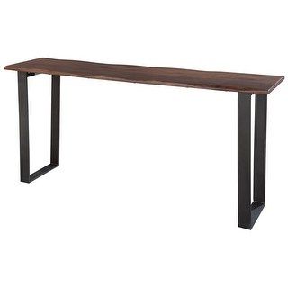 Well Known Shop Hekman 27622 72 Inch Wide Iron Framed Wood Console Inside Round Iron Console Tables (View 13 of 15)