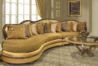 Well Liked David Dangerous: ﻿﻿﻿Lautner Sofa With Gold Tweed Within Yellow And Black Console Tables (View 1 of 15)