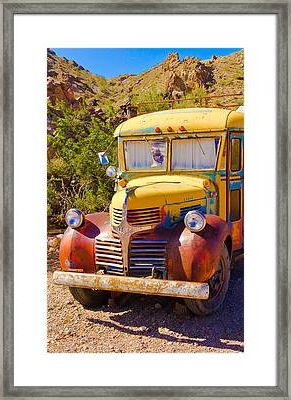 Well Liked Desert Inn Framed Art Prints In Desert Bus Photographwayne Vedvig (View 15 of 15)