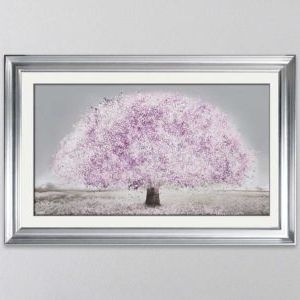 Well Liked Dragon Tree Framed Art Prints For Blush Blossom Tree Framed Liquid Artwork – Abbeygate Lighting (View 4 of 15)