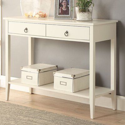 Widely Used Highland Dunes Clair Console Table Color: White (View 11 of 15)