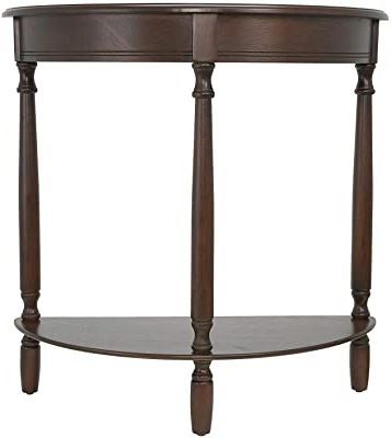 Widely Used Round Console Tables Inside Amazon: Frenchi Home Furnishing Wood 3 Tier Crescent (View 3 of 15)