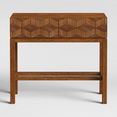 Widely Used Tachuri Geometric Front Console Table Light Brown With Geometric Console Tables (View 2 of 15)