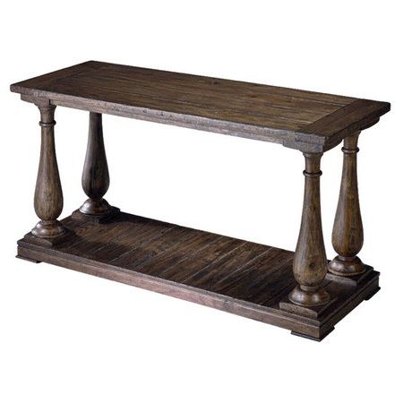 Wood In Rustic Barnside Console Tables (View 1 of 15)