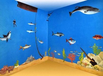2017 Under The Sea & Ocean Themed Bedroom – Undersea Wall Decor With Regard To Sea Wall Art (View 9 of 15)