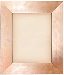 Amazon – Brushed Copper Rose Gold Metal Finish Wood Picture Frame Throughout Most Recent Brushed Gold Wall Art (View 10 of 15)