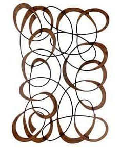 Amazon: Large Indoor Outdoor Mingling Circles Wall Art Decor Plaque Throughout 2018 Spiral Circles Metal Wall Art (View 6 of 15)