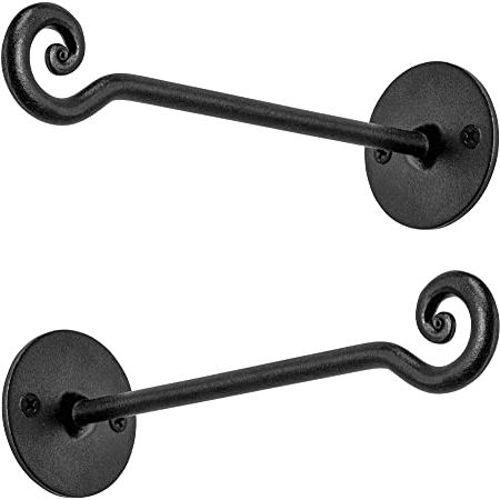Amazon: Rtzen Plant Hanger Swirl Hook – Hand Forged Heavy Duty With Widely Used Hand Forged Iron Wall Art (View 15 of 15)