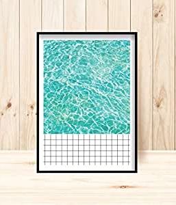 Best And Newest Amazon: N/ Swimming Pool Wall Art Print Wall Home Decor Gifts For Pertaining To Swimming Wall Art (View 7 of 15)