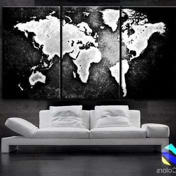 Best White World Map Wall Art Products On Wanelo Inside Most Current Globe Wall Art (View 8 of 15)