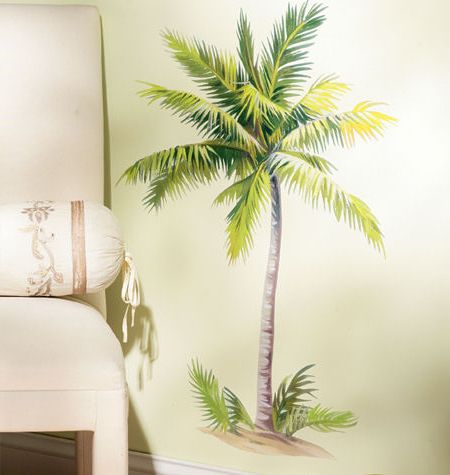 Breezy Palm Tree Wall Decals Regarding Well Known Desert Palms Wall Art (View 6 of 15)