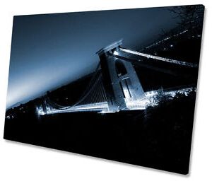 Bridge Wall Art In Widely Used Clifton Suspension Bridge Single Canvas Wall Art Print Picture (View 11 of 15)