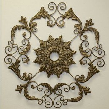 Ceiling Medallions, Wrought Iron (View 11 of 15)