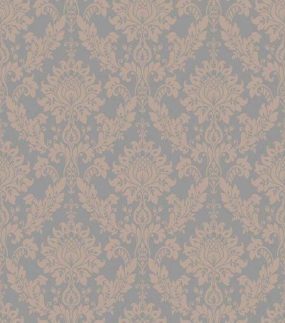 Charcoal 35391 Holden Décor Clara Damask Pattern Wallpaper Glitter Intended For Popular Damask Wall Art (View 10 of 15)