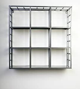 Charcoal Metal Wall Art Intended For Recent Amazon: Urbanest Industrial Metal Wall Shelf Cubby, Charcoal Gray (View 8 of 15)