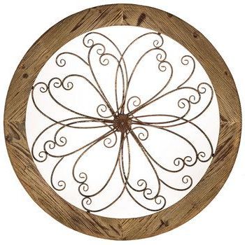 Current Round Metal Wall Art Pertaining To Round Metal Swirl Wall Decor (View 8 of 15)