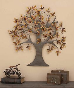 Current Zen Life Wall Art Throughout Metal Wall Art Tree Of Life Leaves Dream Sculpture Large Home Decor (View 1 of 15)
