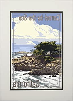 Cypress Wall Art With Regard To Current Amazon: Carmel By The Sea, California – View Of Cypress Trees (View 14 of 15)