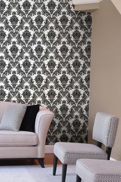 Damask Wall Art Throughout Most Recently Released Wallpaper (View 9 of 15)