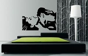 Dancing Couples Kiss (neck Kissing) Wall Art Sticker, Decal – Many Pertaining To Widely Used Dancing Wall Art (View 8 of 15)