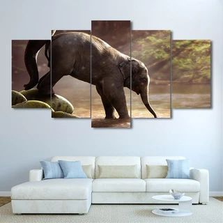 Elephants Wall Art For 2018 Pin On Elephant Canvas Wall Art Home Decor (View 9 of 15)