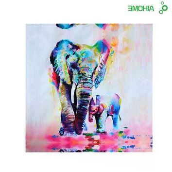 Elephants Wall Art In Current Best Elephant Wall Art Products On Wanelo (View 14 of 15)