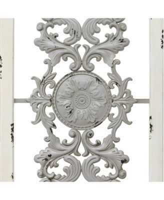 Famous Scrollwork Metal Wall Art For Stratton Home Décor Stratton Home Decor Grey Scroll Panel Wall Decor (View 7 of 15)