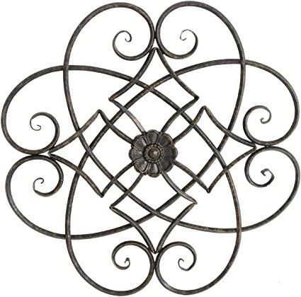Fashionable Urban Metal Wall Art For Amazon: Edeco Flower Urban Design Metal Wall Decor For Nature Home (View 1 of 15)