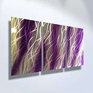 Favorite Abstract Modern Metal Wall Art For Amazon: Metal Wall Art, Modern Home Decor, Abstract Artwork (View 8 of 15)
