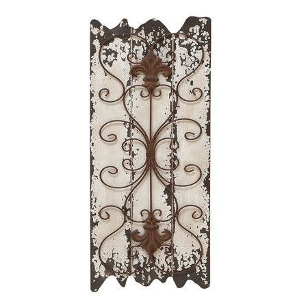 Found It At Wayfair – Elegant 2 Piece Wood & Metal Wall Panel Set Intended For Latest Metallic Rugged Wooden Wall Art (View 15 of 15)