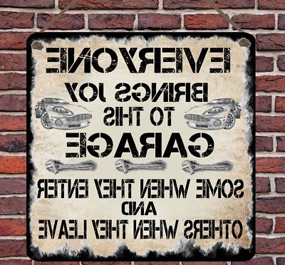 Garage Metal Hanging Plaque Wall Sign Cars Workshop Funny Mechanic Gift Throughout Newest Mechanics Wall Art (View 6 of 15)