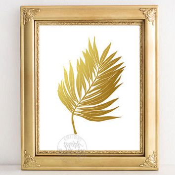 Gold Leaves Wall Art Throughout Most Up To Date Shop Gold Leaf Wall Art On Wanelo (View 5 of 15)