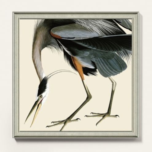 Heron Bird Wall Art Inside Well Known Sea Heron Stretched Canvas Art In  (View 2 of 15)