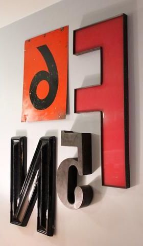 Individual Marquee Characters – Metal, Plastic, Acrylic Symbols (5, 6 In Most Up To Date Industrial Metal Wall Art (View 6 of 15)