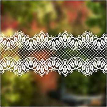 Lace Wall Art Pertaining To Latest Veelike White Lace Wallpaper Border Self Adhesive Waterproof Removable (View 12 of 15)