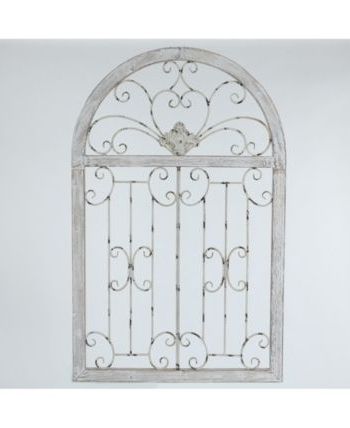 Latest Luxen Home Metal Window Scroll Wall Decor & Reviews – All Wall Décor In Arched Metal Wall Art (View 11 of 15)