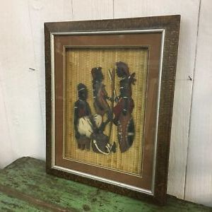 Latest Shadow Box Wall Art For Vintage African Carved Figures Shadow Box Wall Art Tribal Tropical (View 15 of 15)