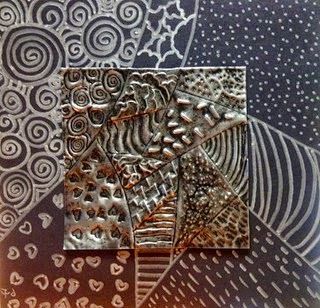 Latest Sinking Springs Art: Texture – Metal Repoussé – 6Th Grade Throughout Textured Metal Wall Art Set (View 7 of 15)