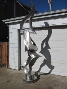 Latest Stainless Steel Metal Wall Sculptures In 10 Reasons To Buy A Contemporary Stainless Steel Sculpture – Kevin Robb (View 14 of 15)