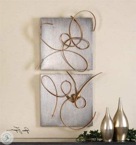 Legion Metal Wall Art Intended For Most Recent Harmony Metal Wall Art Set Of 2 From Uttermost (View 8 of 15)