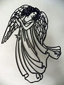 Legion Metal Wall Art Within Most Current Amazon: Angel With Doves Metal Wall Art Home Decor: Home & Kitchen (View 15 of 15)