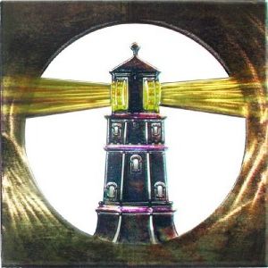 Lighthouse Laser Cut Metal Wall Art 16" Made In Usa (View 2 of 15)