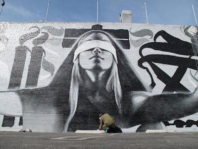 Mac Art: "Justice" Mural With Kofie & Retna For Manifest Equality Intended For Best And Newest City Street Wall Art (View 11 of 15)