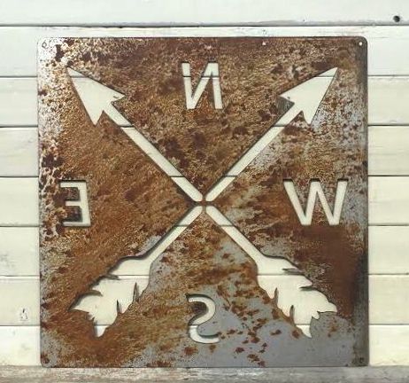 Metal House Signs, Rusty Sign, Metal Wall Art (View 9 of 15)