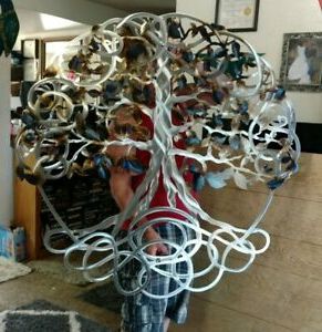 Metallic Rugged Wooden Wall Art For 2018 Metal Wall Art Extra Large Tree Of Life Steel Plasma Cut Home Decor (View 11 of 15)
