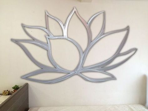 Metallic Swirl Wall Art Inside Latest 23 Metal Lotus Flower Wall Art Ideas (View 12 of 15)