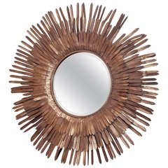 Mid 20Th Century Steel Sunburst Mirror For Sale At 1Stdibs Regarding Latest Twisted Sunburst Metal Wall Art (View 4 of 15)