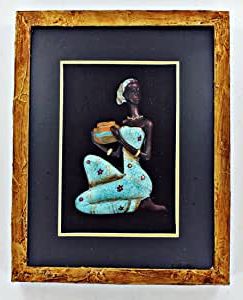 Most Current Amazon: Ethnic African American Woman Shadow Box Shadowbox 3d Wall For Shadow Box Wall Art (View 6 of 15)