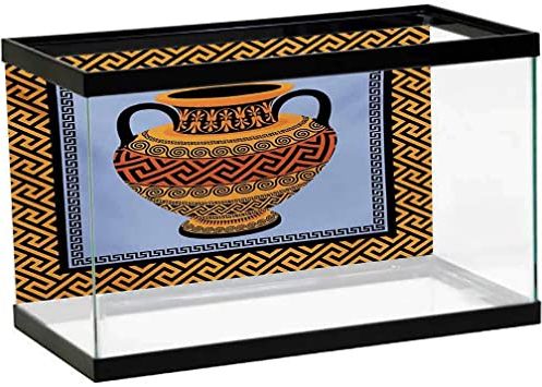 Most Current Amazon : Scottdecor Greek Key Fish Tank Background Frame With With Regard To Antique Square Wall Art (View 5 of 15)