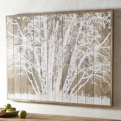 Most Current Handcrafted Exclusively For Pier 1, Our Frosted Tree Is Painted On Fir Throughout Pier Wall Art (View 7 of 15)